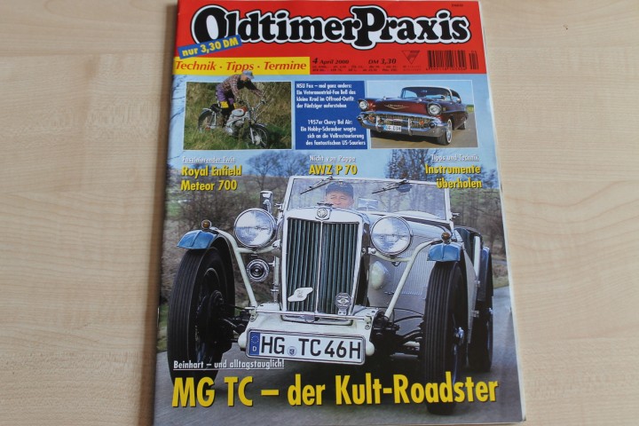 Deckblatt Oldtimer Praxis (04/2000)